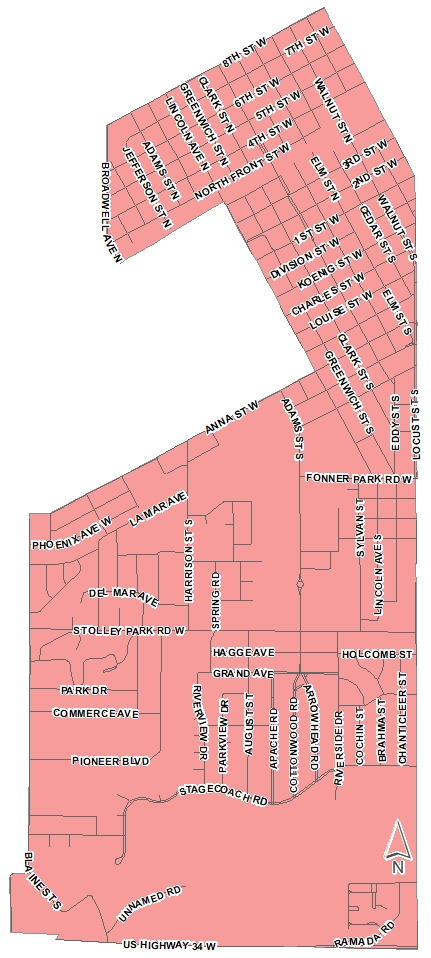 Hall County Commissioner District 4 Map